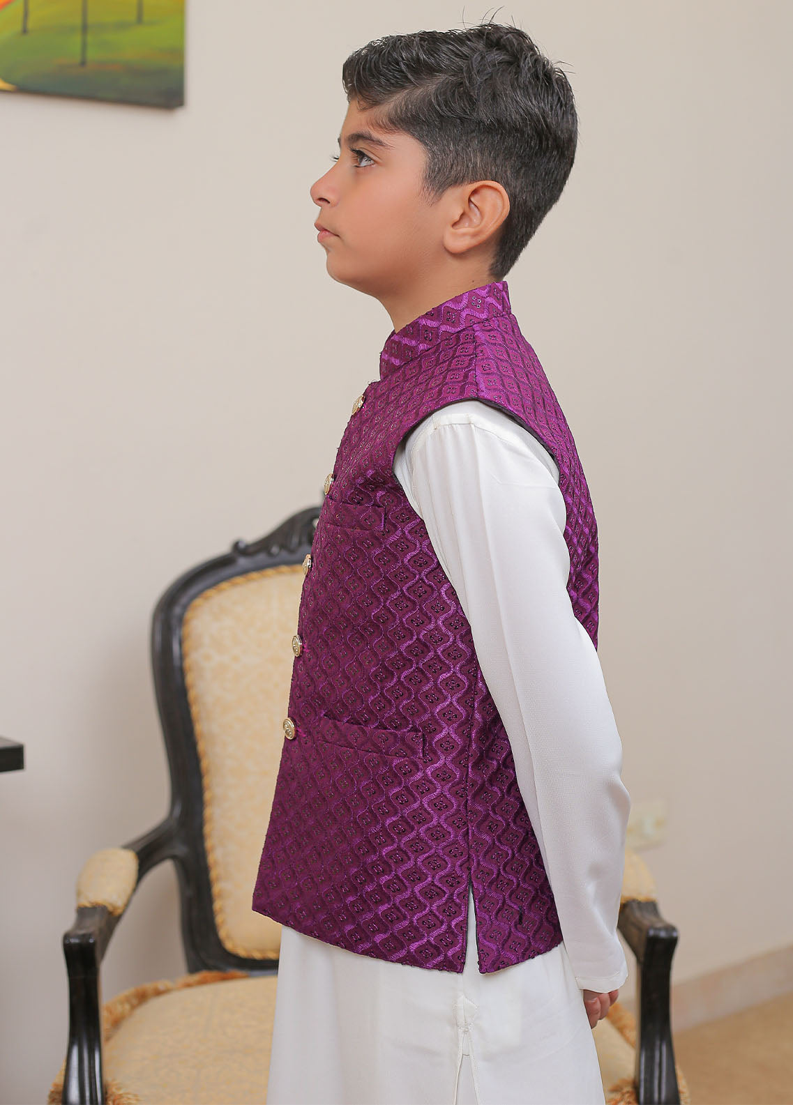 Waist Coat-OKW-018 Smart Fit