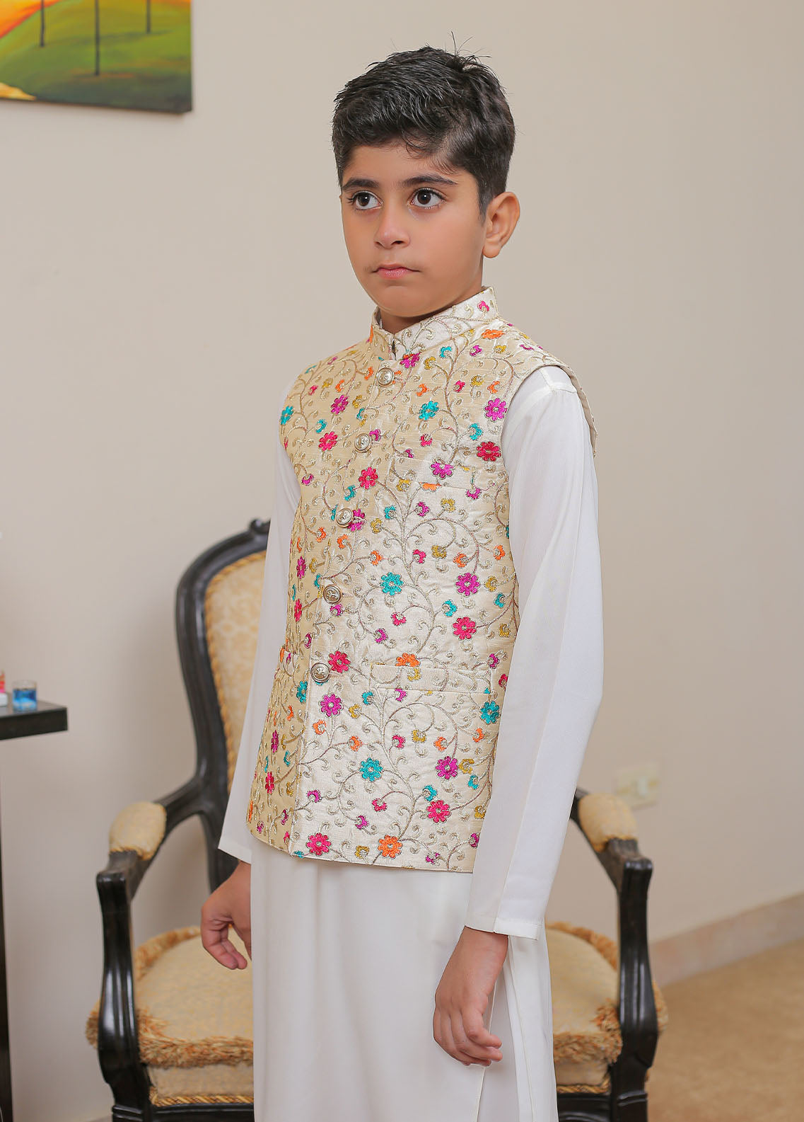 Waist Coat-OKW-017 Smart Fit
