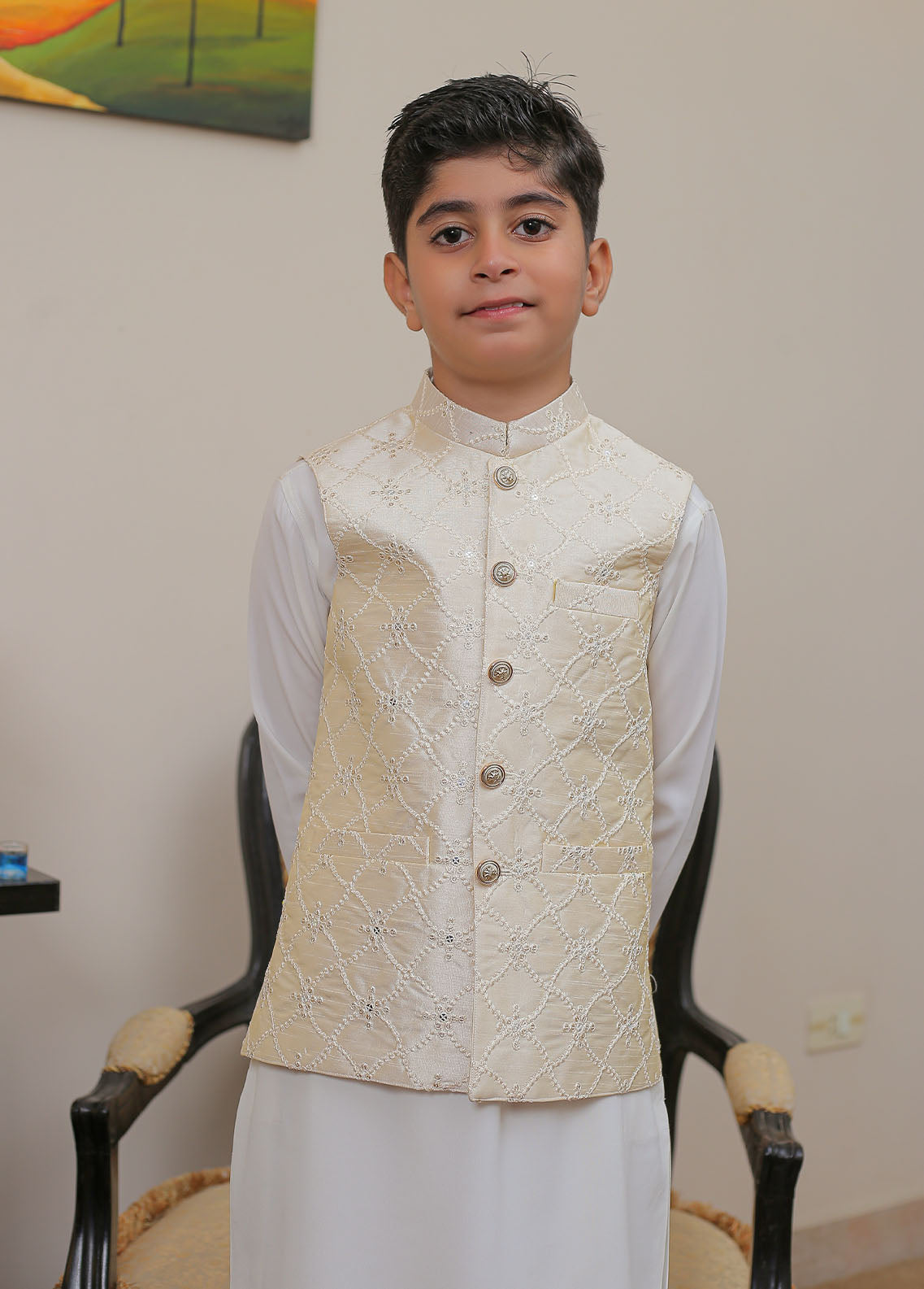 Waist Coat-OKW-016 Smart Fit