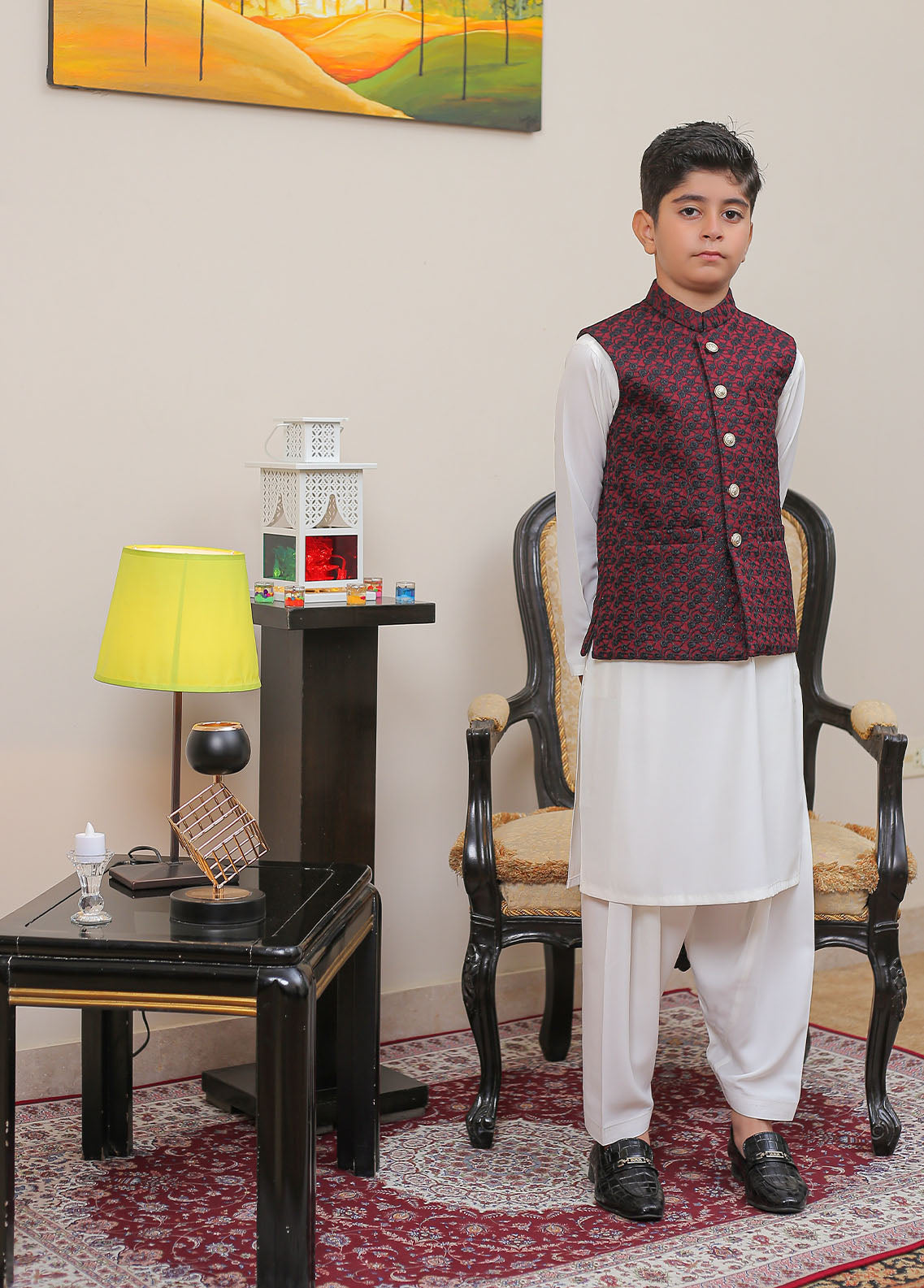 Waist Coat-OKW-014 Smart Fit