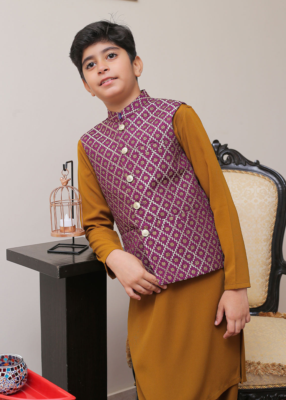 Waist Coat-OKW-013 Smart Fit