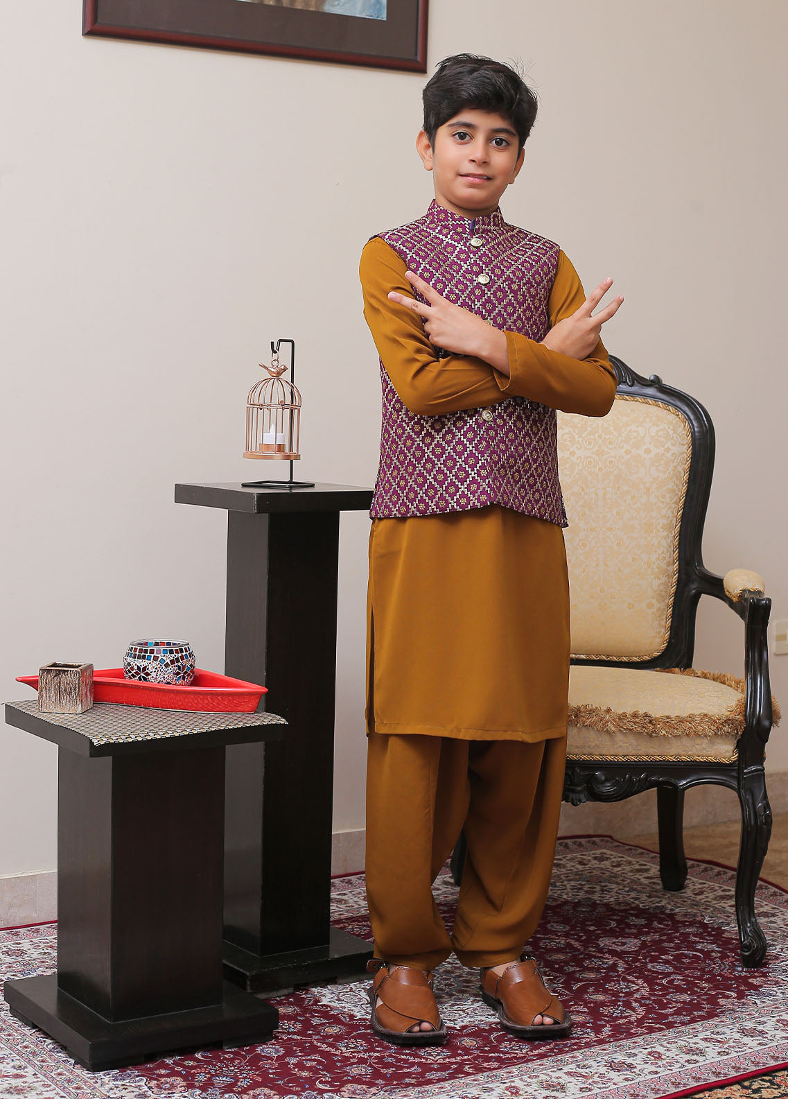 Waist Coat-OKW-013 Smart Fit