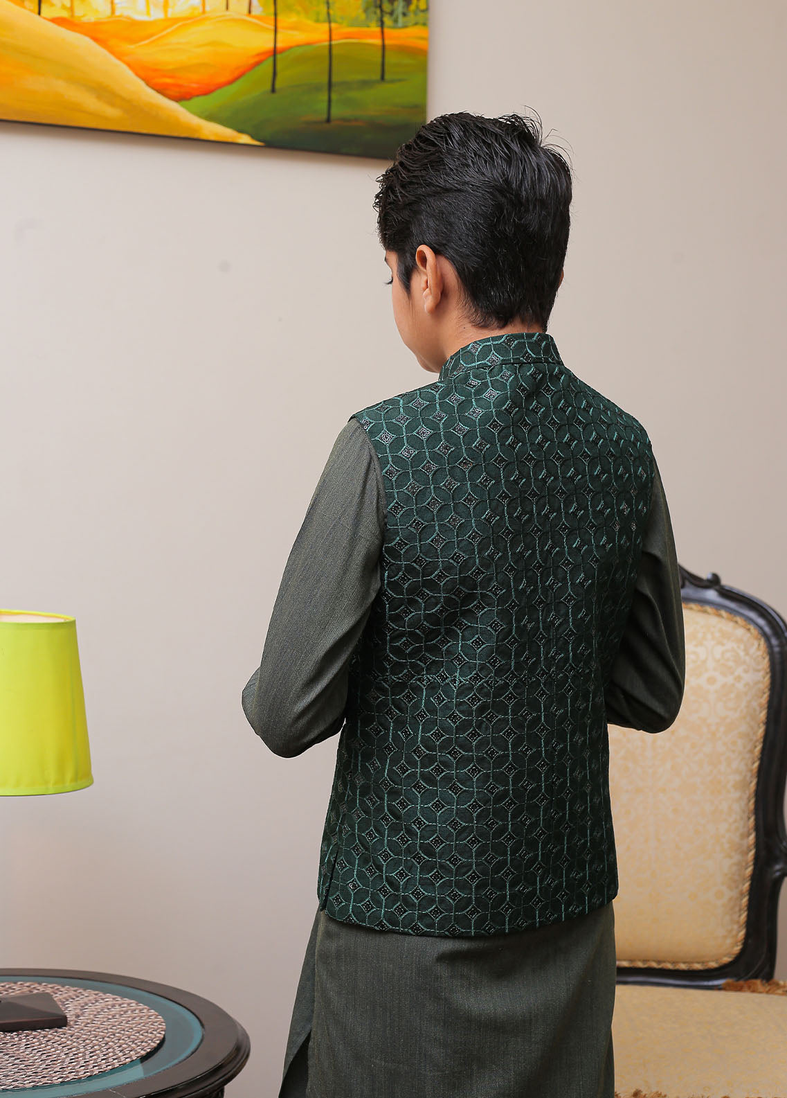 Waist Coat-OKW-009 Smart Fit