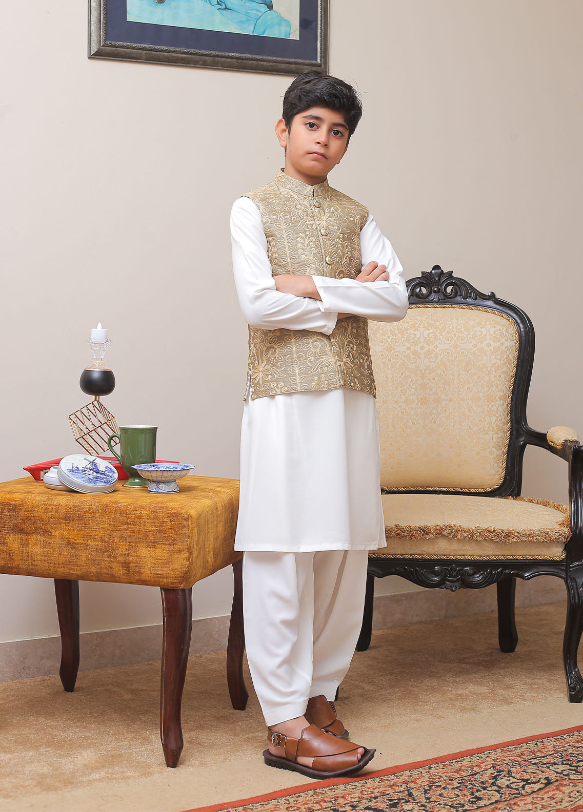 Waist Coat-OKW-004 Smart Fit