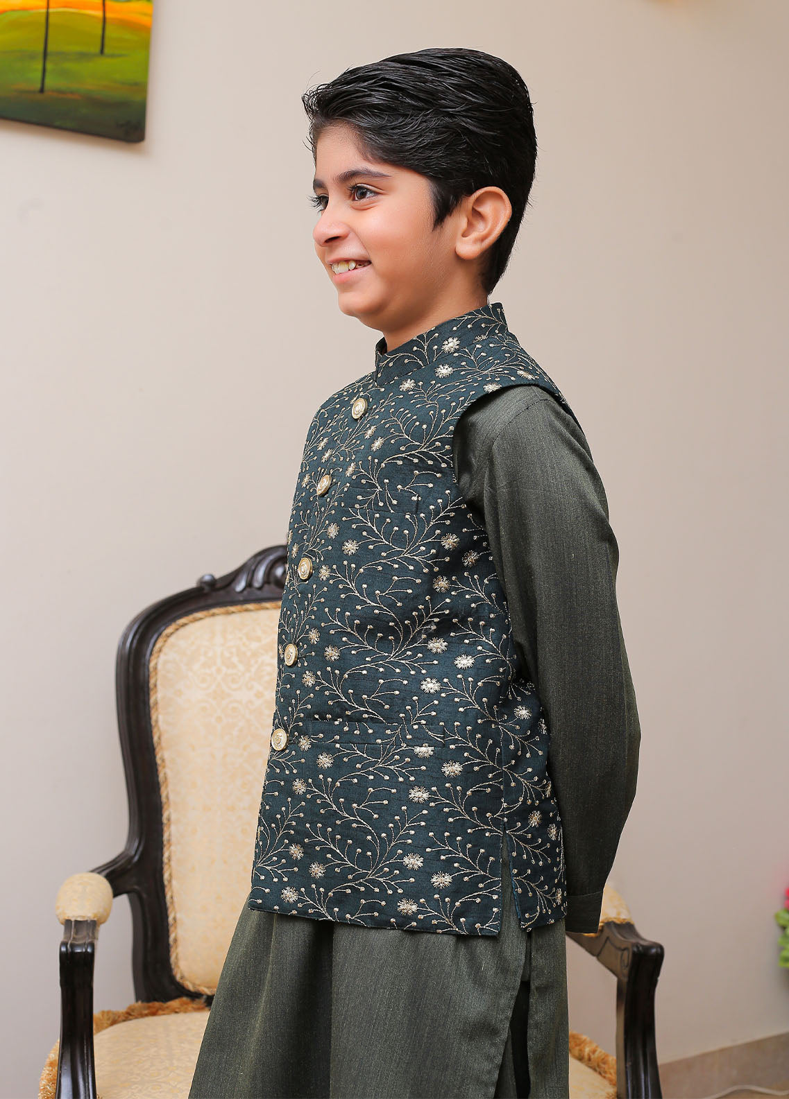 Waist Coat-OKW-024 Smart Fit