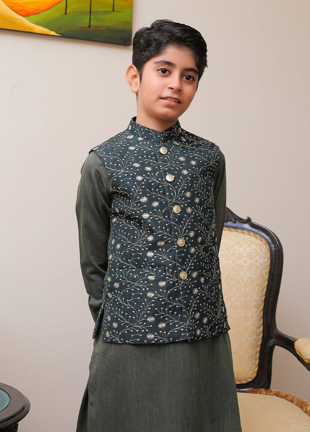 Waist Coat-OKW-024 Smart Fit