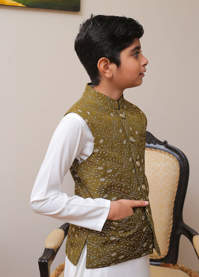 Waist Coat-OKW-022 Smart Fit