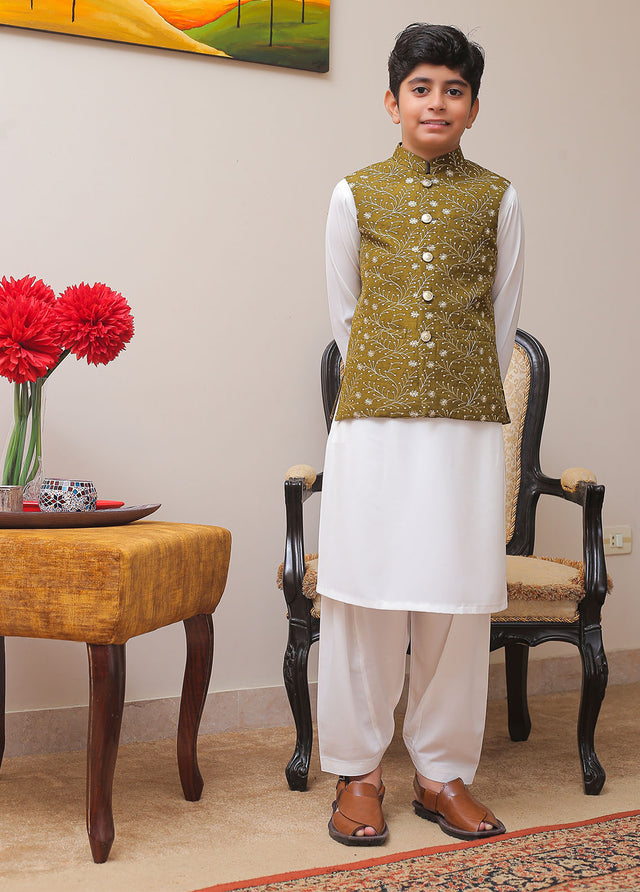 Waist Coat-OKW-022 Smart Fit